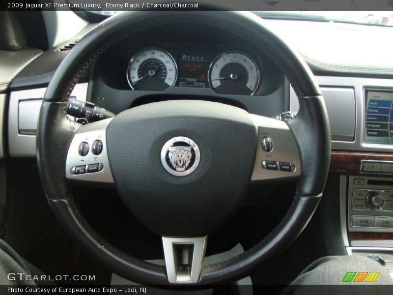Ebony Black / Charcoal/Charcoal 2009 Jaguar XF Premium Luxury