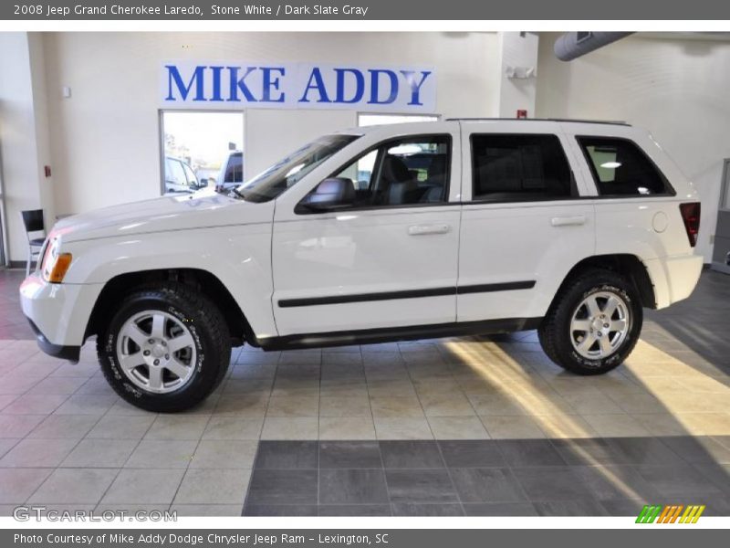 Stone White / Dark Slate Gray 2008 Jeep Grand Cherokee Laredo