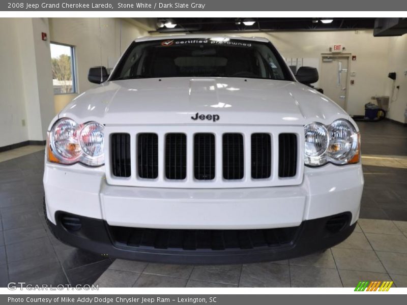 Stone White / Dark Slate Gray 2008 Jeep Grand Cherokee Laredo