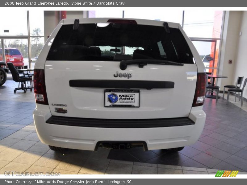 Stone White / Dark Slate Gray 2008 Jeep Grand Cherokee Laredo
