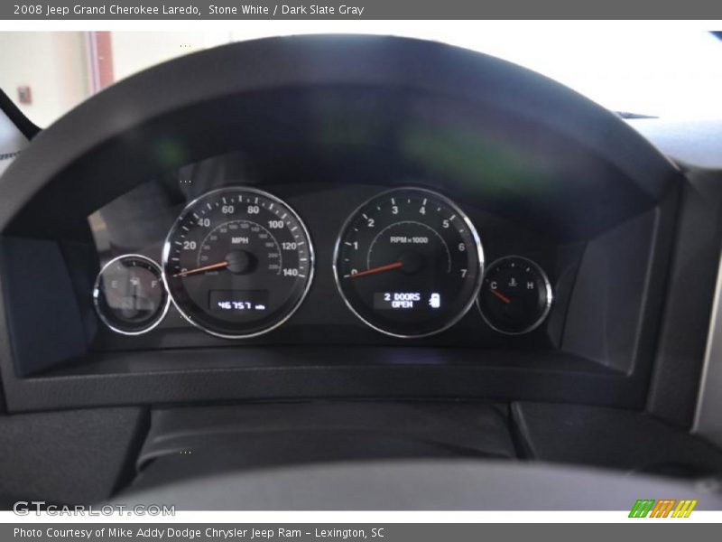 Stone White / Dark Slate Gray 2008 Jeep Grand Cherokee Laredo