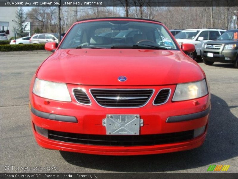 Laser Red / Parchment 2004 Saab 9-3 Arc Convertible
