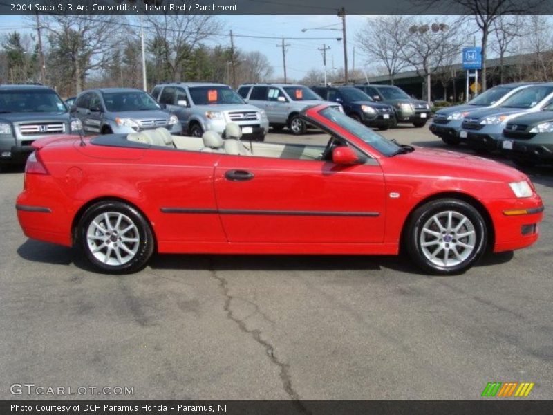  2004 9-3 Arc Convertible Laser Red