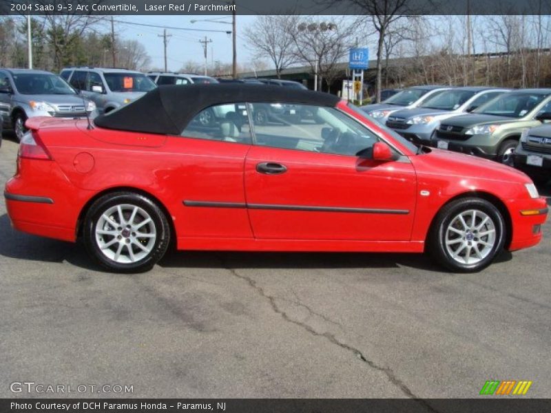  2004 9-3 Arc Convertible Laser Red