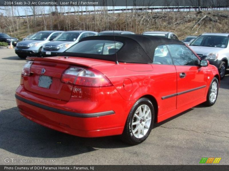 Laser Red / Parchment 2004 Saab 9-3 Arc Convertible