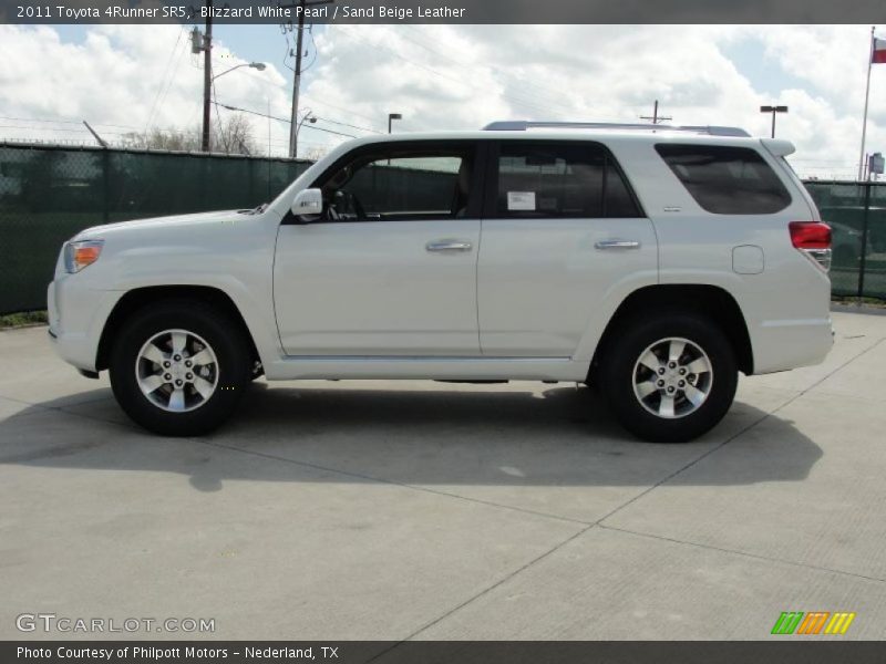 Blizzard White Pearl / Sand Beige Leather 2011 Toyota 4Runner SR5