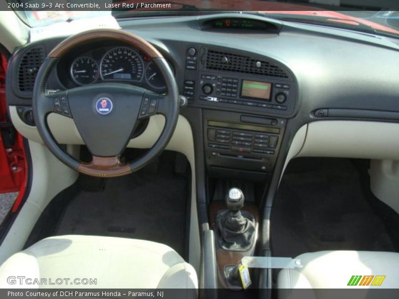 Dashboard of 2004 9-3 Arc Convertible