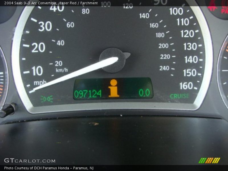 Laser Red / Parchment 2004 Saab 9-3 Arc Convertible