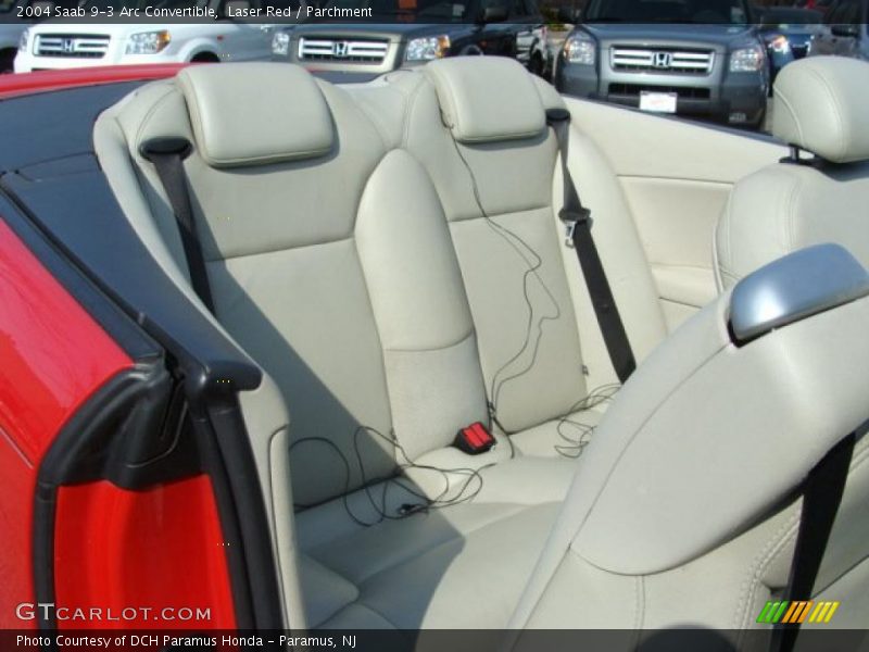 Laser Red / Parchment 2004 Saab 9-3 Arc Convertible