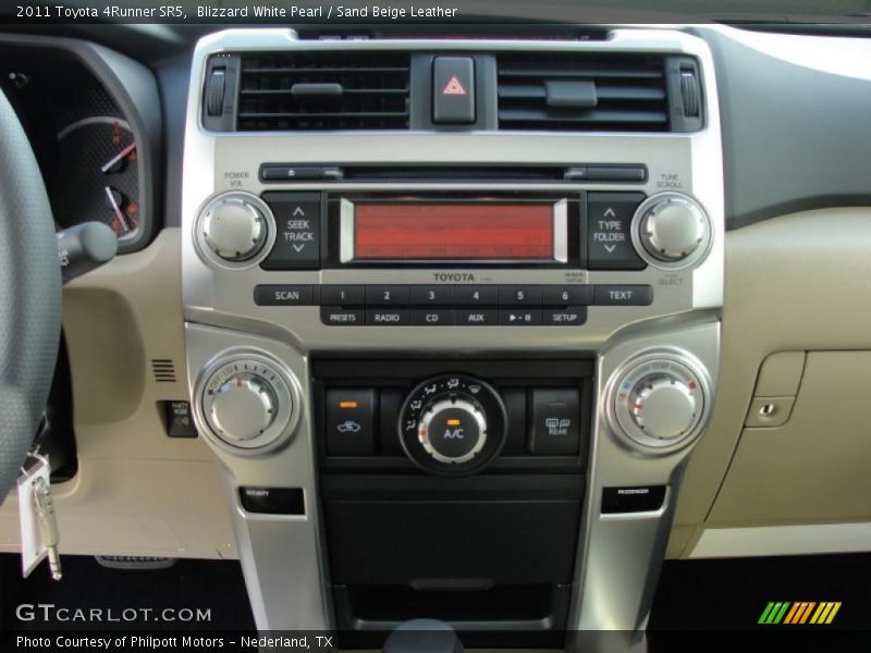 Blizzard White Pearl / Sand Beige Leather 2011 Toyota 4Runner SR5