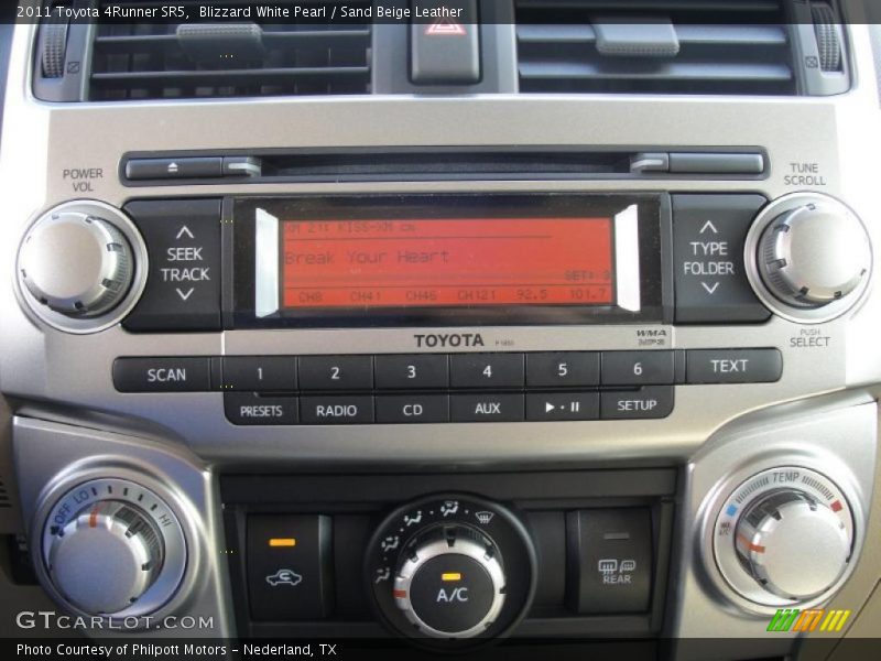 Blizzard White Pearl / Sand Beige Leather 2011 Toyota 4Runner SR5