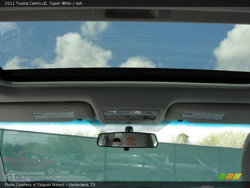 Super White / Ash 2011 Toyota Camry LE