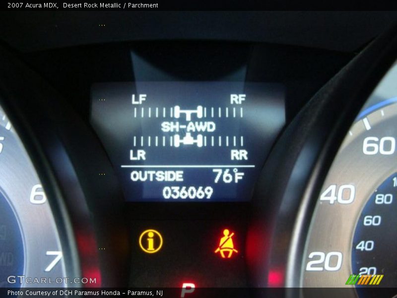 Desert Rock Metallic / Parchment 2007 Acura MDX