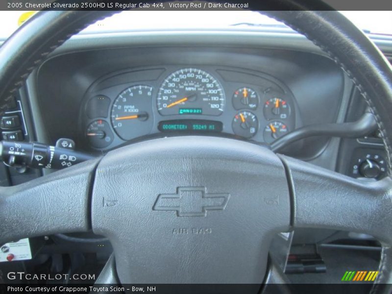 Victory Red / Dark Charcoal 2005 Chevrolet Silverado 2500HD LS Regular Cab 4x4