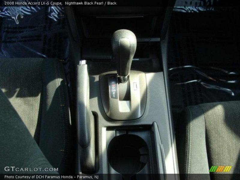 Nighthawk Black Pearl / Black 2008 Honda Accord LX-S Coupe