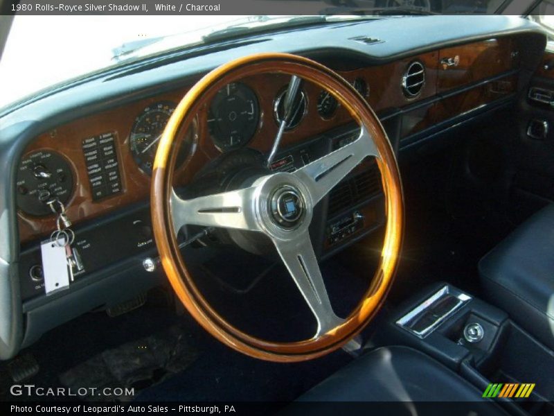  1980 Silver Shadow II Charcoal Interior