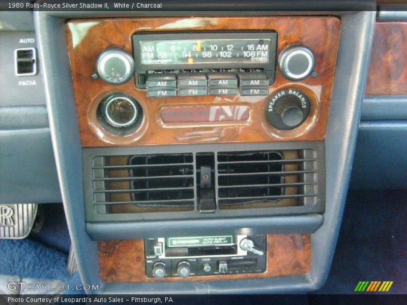 Controls of 1980 Silver Shadow II