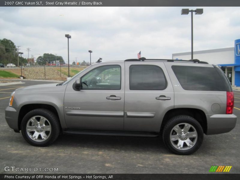 Steel Gray Metallic / Ebony Black 2007 GMC Yukon SLT