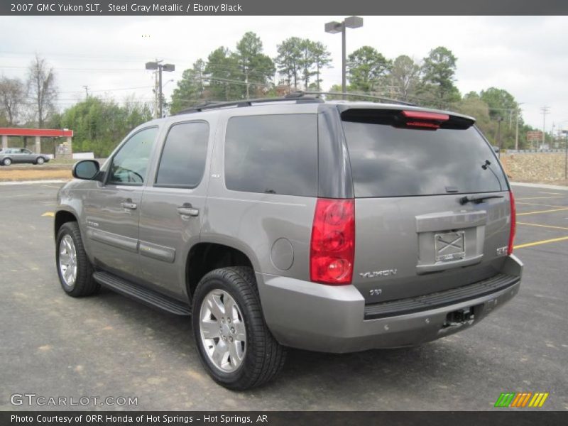 Steel Gray Metallic / Ebony Black 2007 GMC Yukon SLT