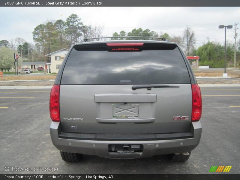Steel Gray Metallic / Ebony Black 2007 GMC Yukon SLT