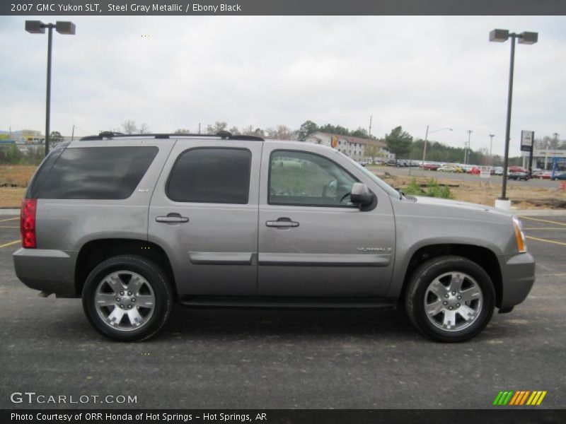 Steel Gray Metallic / Ebony Black 2007 GMC Yukon SLT
