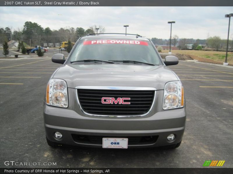 Steel Gray Metallic / Ebony Black 2007 GMC Yukon SLT