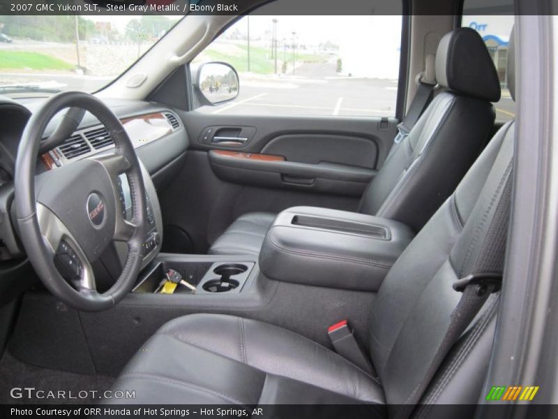 Steel Gray Metallic / Ebony Black 2007 GMC Yukon SLT