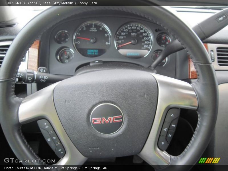 Steel Gray Metallic / Ebony Black 2007 GMC Yukon SLT