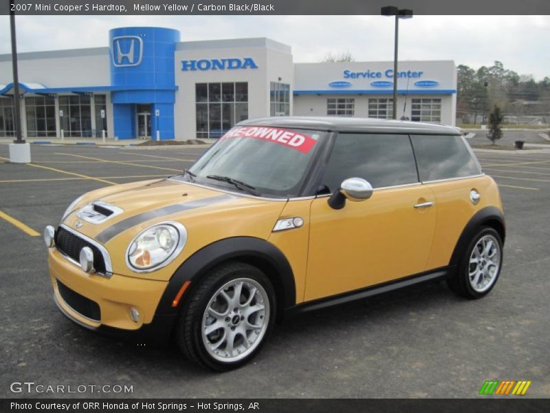 Mellow Yellow / Carbon Black/Black 2007 Mini Cooper S Hardtop