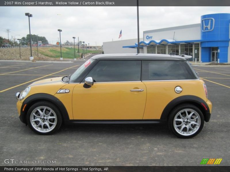 Mellow Yellow / Carbon Black/Black 2007 Mini Cooper S Hardtop