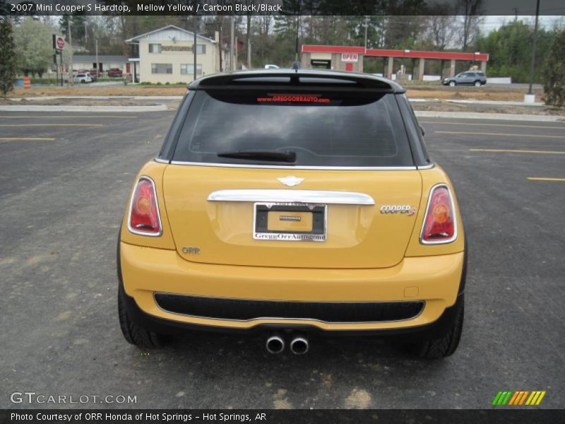 Mellow Yellow / Carbon Black/Black 2007 Mini Cooper S Hardtop