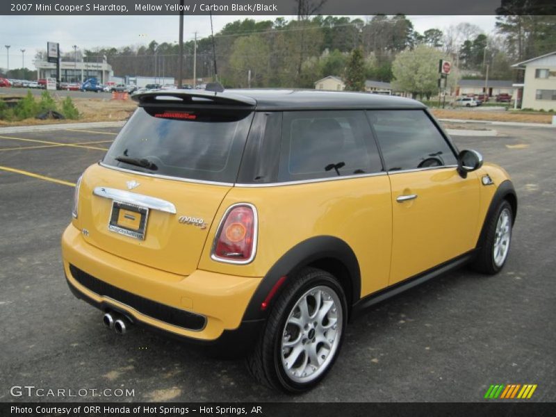 Mellow Yellow / Carbon Black/Black 2007 Mini Cooper S Hardtop