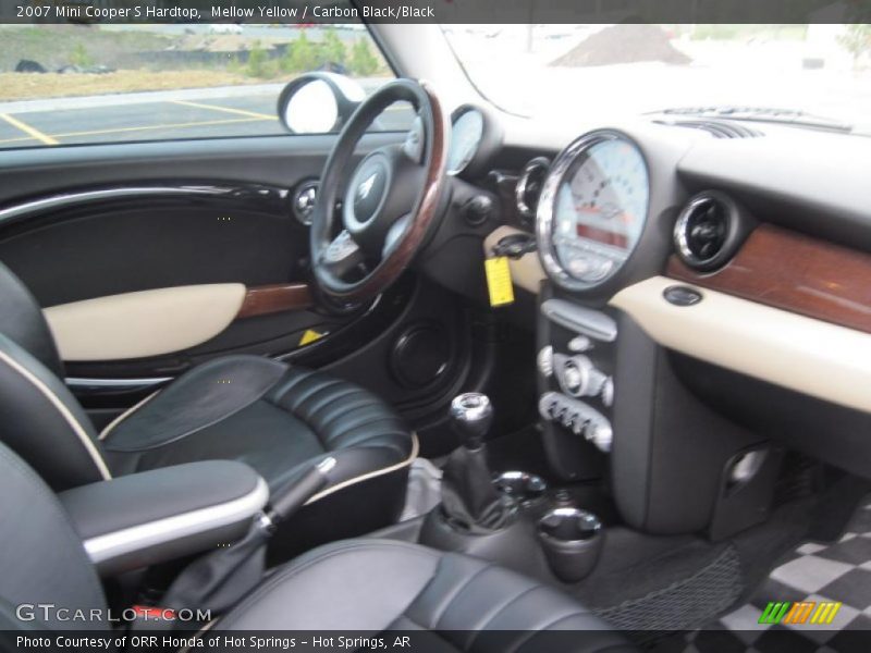 Mellow Yellow / Carbon Black/Black 2007 Mini Cooper S Hardtop