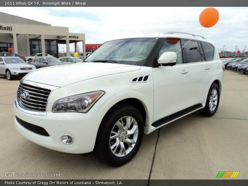 Moonlight White / Wheat 2011 Infiniti QX 56