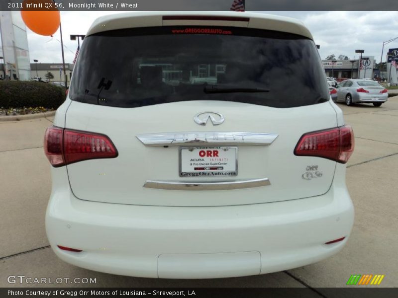 Moonlight White / Wheat 2011 Infiniti QX 56