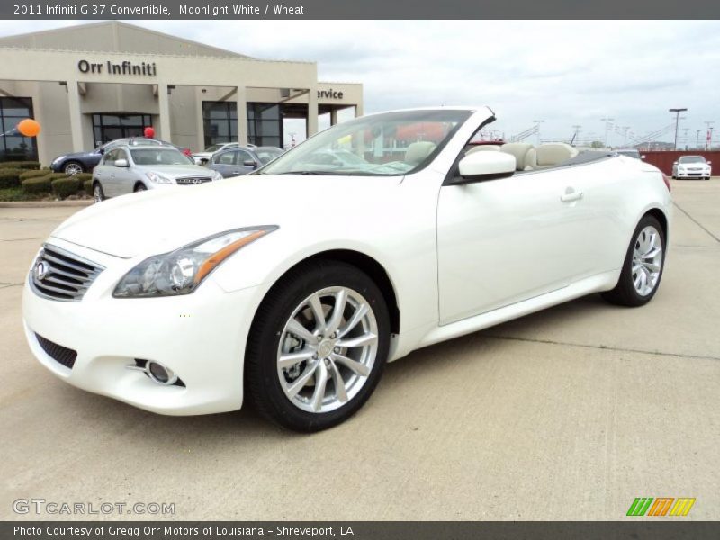 Moonlight White / Wheat 2011 Infiniti G 37 Convertible