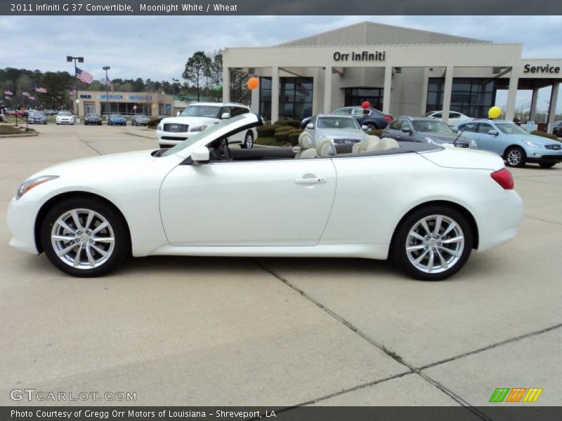 Moonlight White / Wheat 2011 Infiniti G 37 Convertible