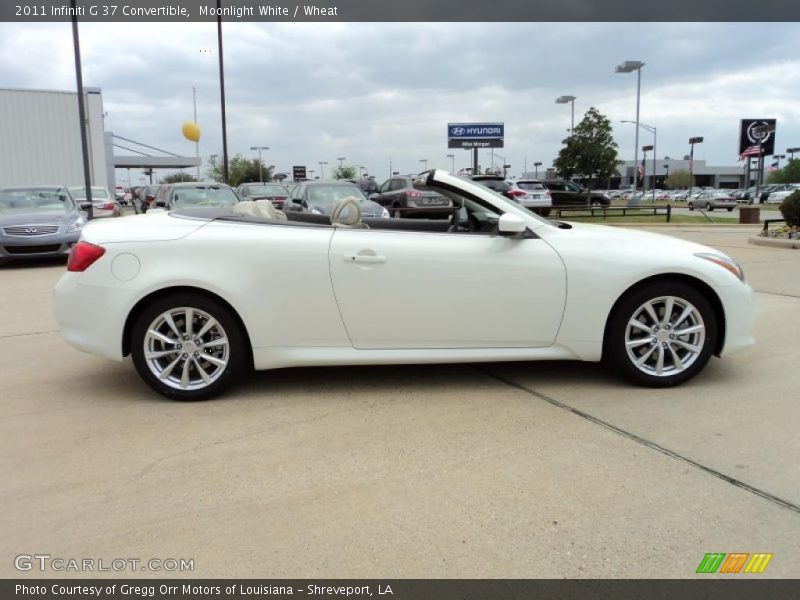  2011 G 37 Convertible Moonlight White