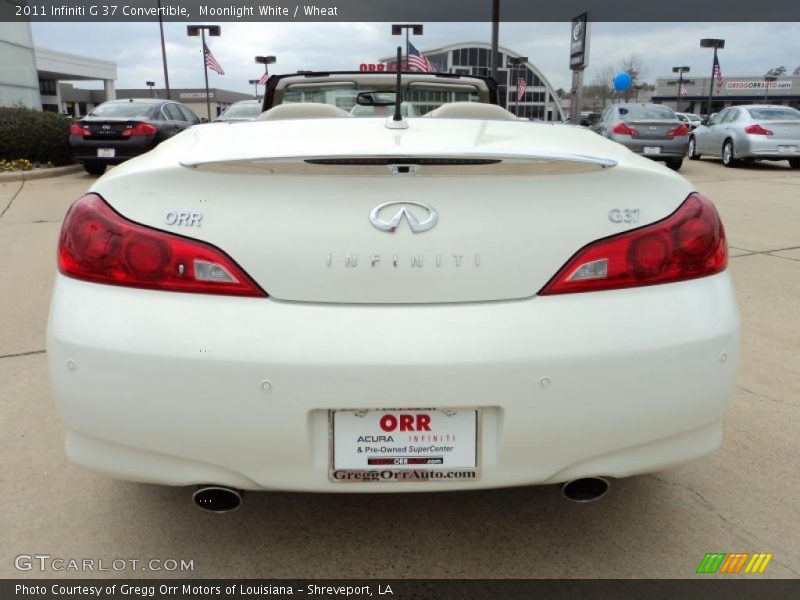 Moonlight White / Wheat 2011 Infiniti G 37 Convertible