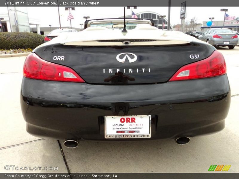 Black Obsidian / Wheat 2011 Infiniti G 37 Convertible