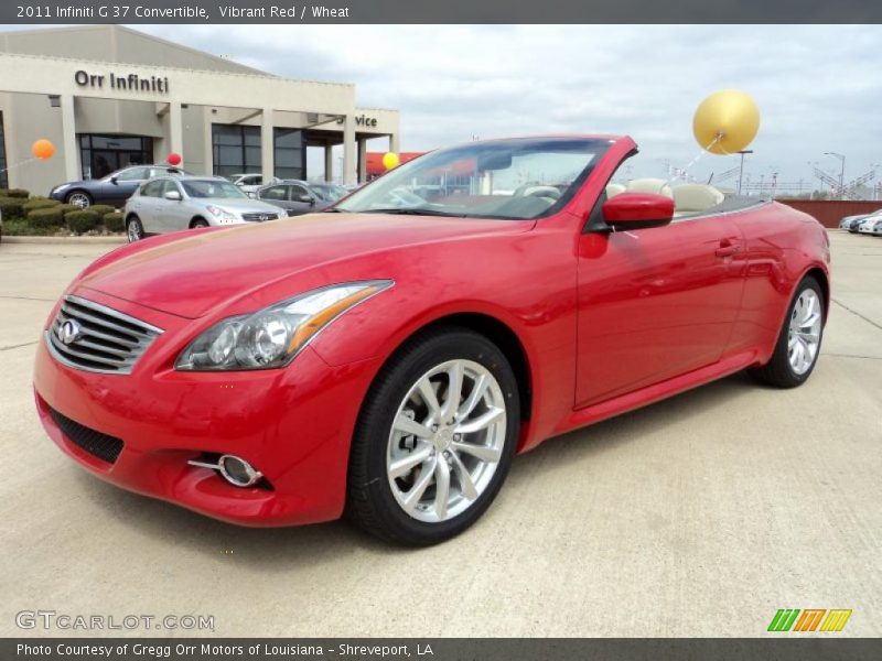 Vibrant Red / Wheat 2011 Infiniti G 37 Convertible