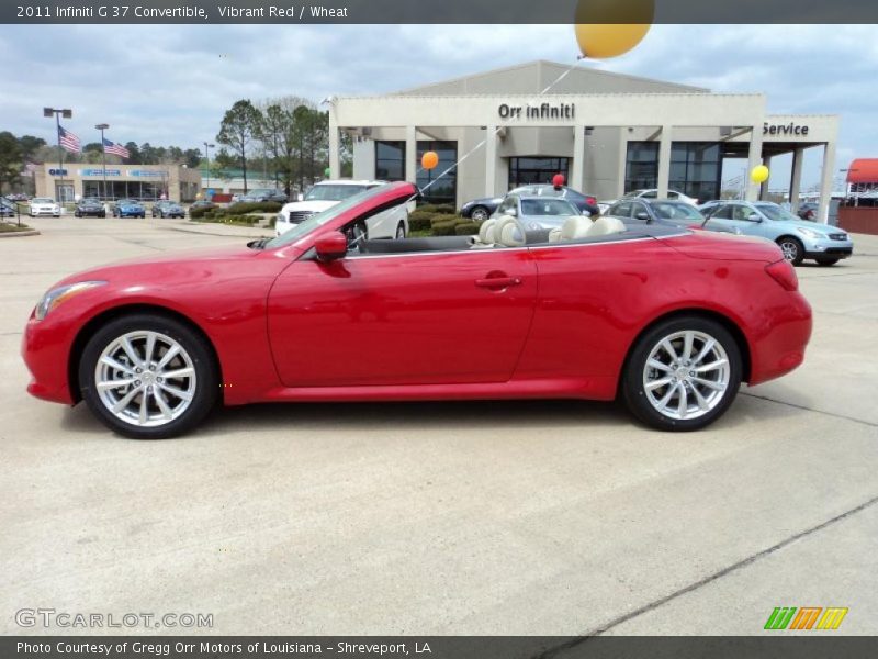 Vibrant Red / Wheat 2011 Infiniti G 37 Convertible