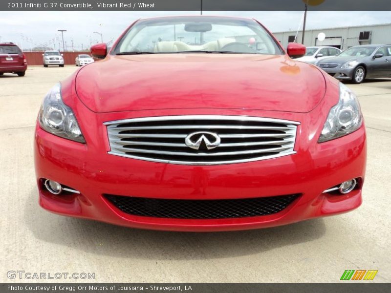 Vibrant Red / Wheat 2011 Infiniti G 37 Convertible