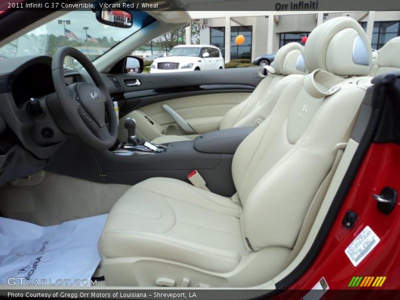 Vibrant Red / Wheat 2011 Infiniti G 37 Convertible