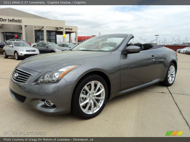 Graphite Shadow / Graphite 2011 Infiniti G 37 Convertible