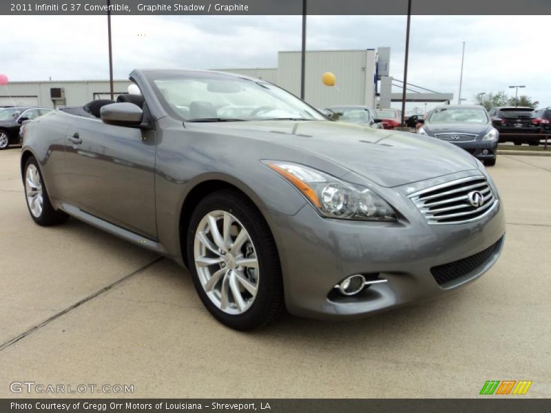 Graphite Shadow / Graphite 2011 Infiniti G 37 Convertible