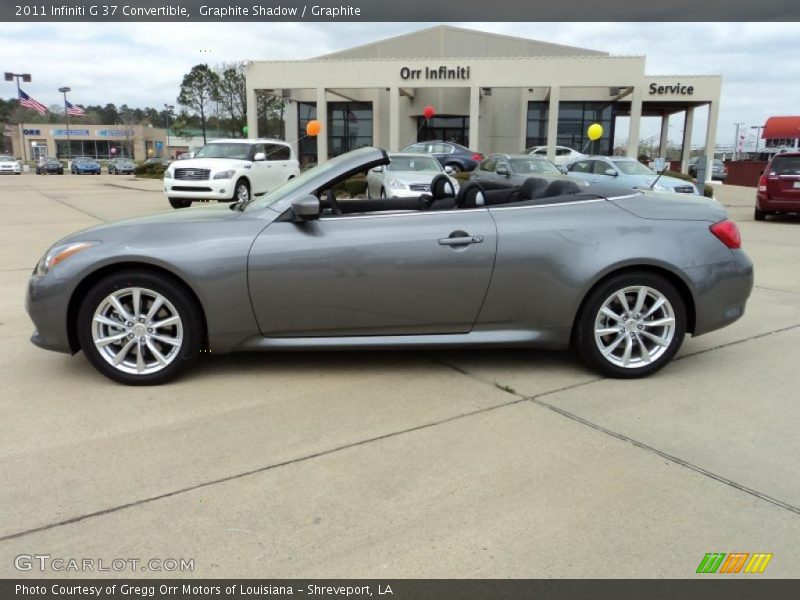 Graphite Shadow / Graphite 2011 Infiniti G 37 Convertible
