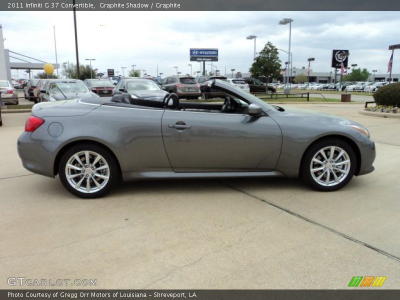 Graphite Shadow / Graphite 2011 Infiniti G 37 Convertible