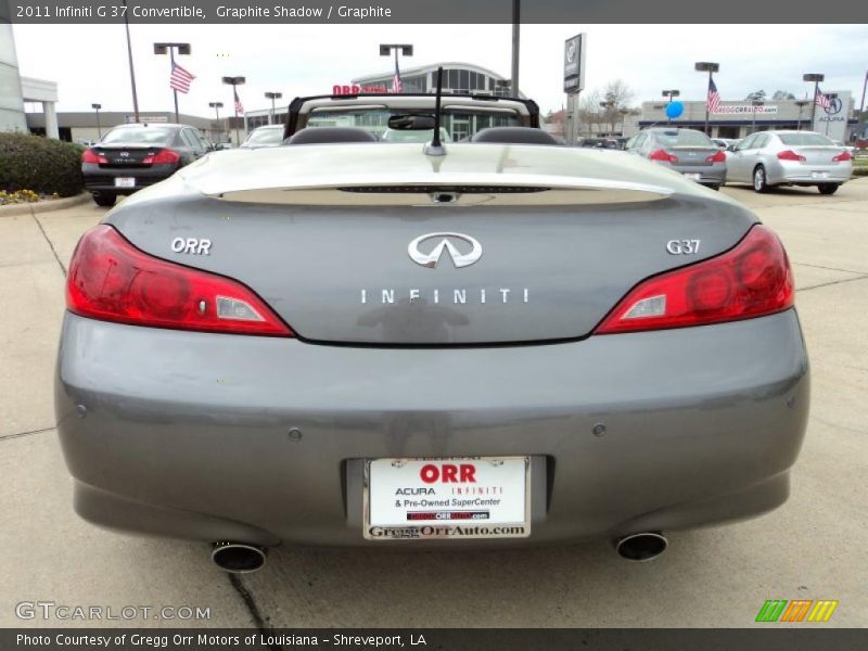 Graphite Shadow / Graphite 2011 Infiniti G 37 Convertible