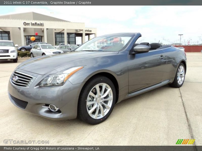Graphite Shadow / Graphite 2011 Infiniti G 37 Convertible